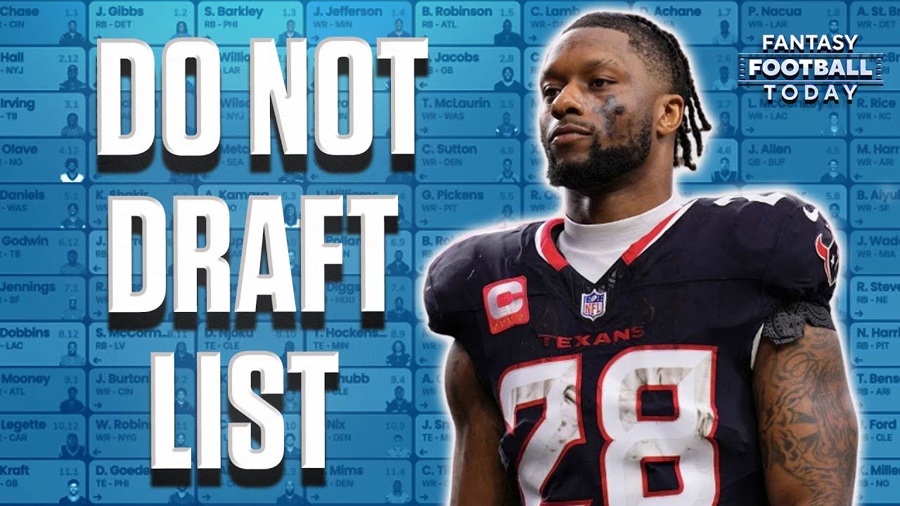 Players to AVOID in 2025 Fantasy Football! 🚫 Do NOT Draft These ADP Traps!