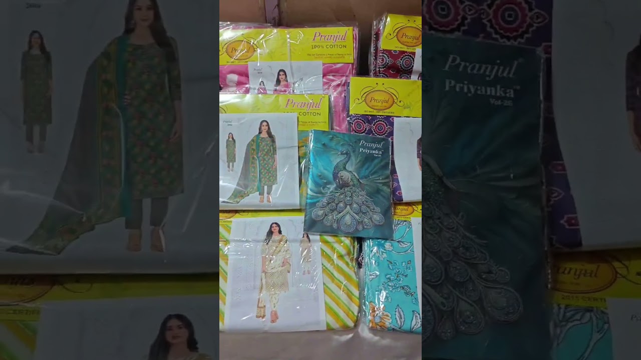 🌸Pranjul Cotton Dress Material Wholesale 💫 | premium quality direct from Surat. 🧵 #9825723415 #surat