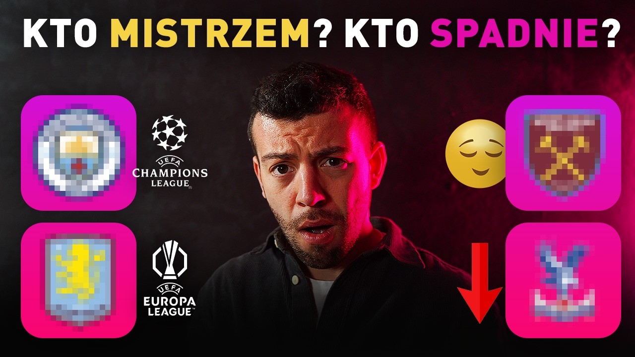 PRZEWIDYWANIA NA KONIEC SEZONU! CITY MISTRZEM, SPURS na KRAWĘDZI?! GLASNER WYLECI, PALACE POLECI?