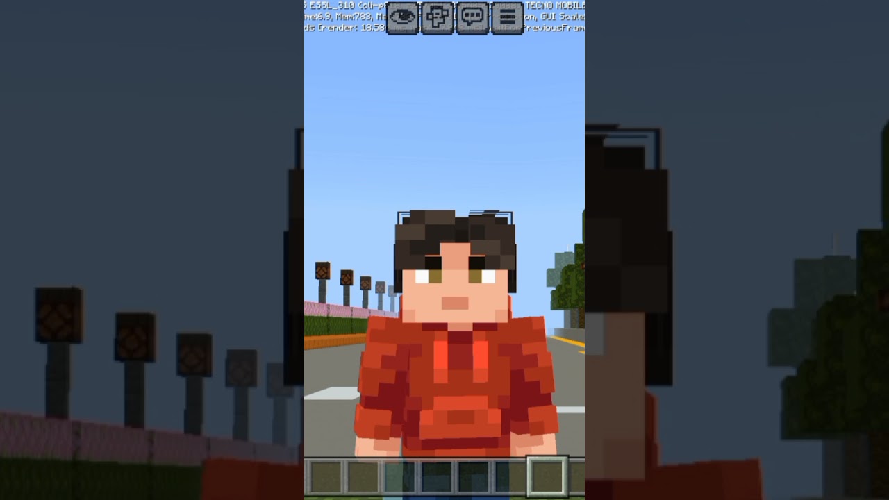 Which things can be held in the offhand in Bedrock? 
