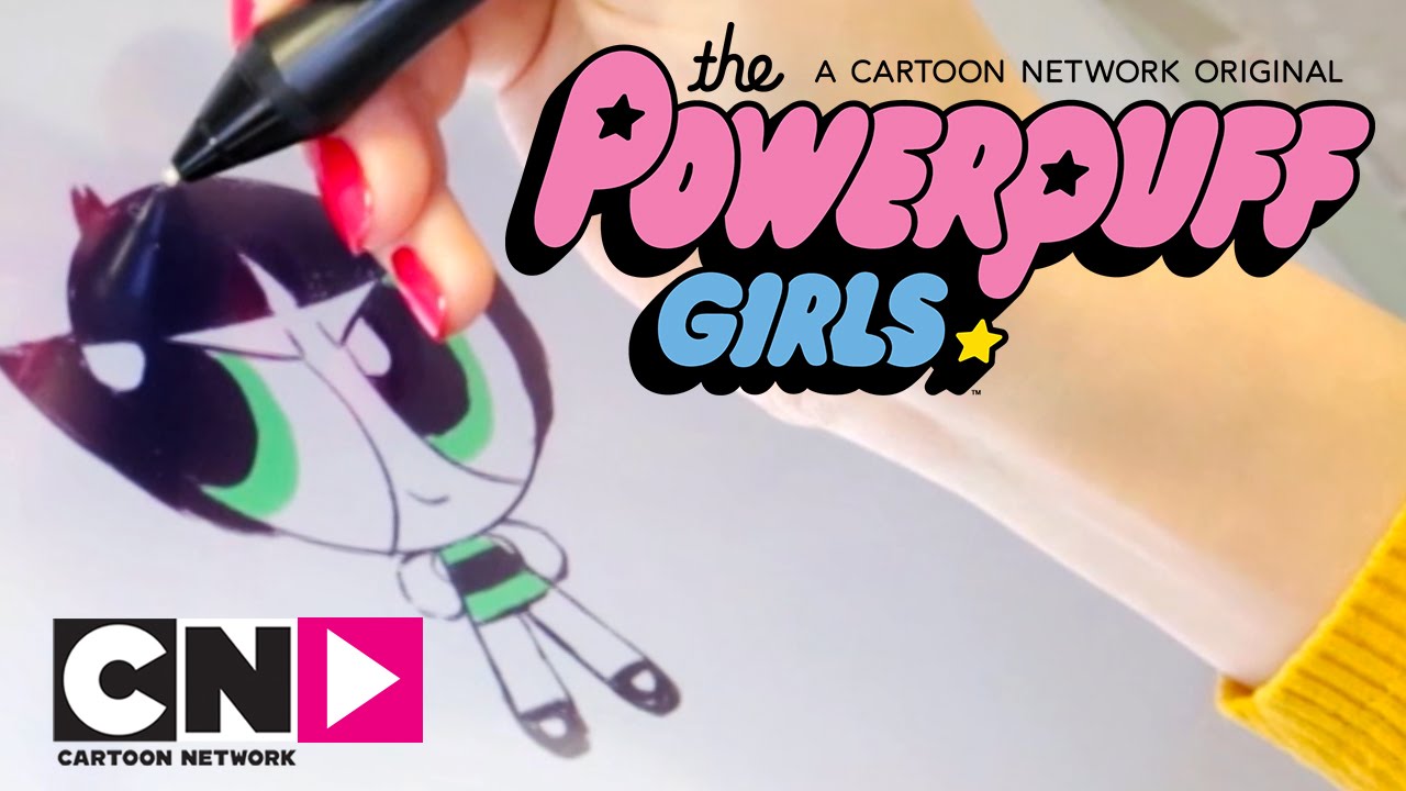The Powerpuff Girls | How To Draw Buttercup | Cartoon Network