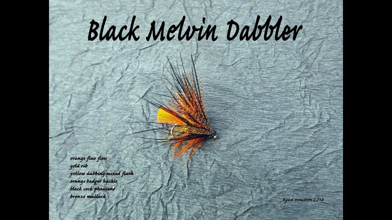 TYING THE BLACK MELVIN DABBLER WITH RYAN HOUSTON 2018