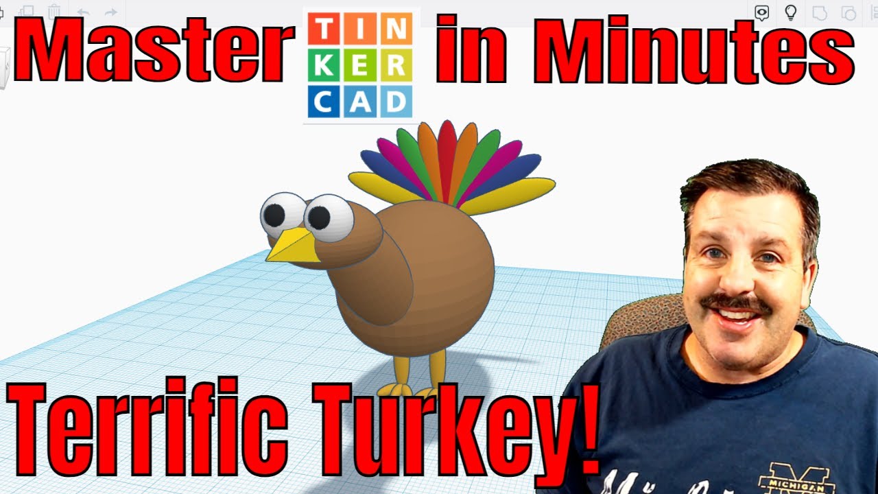 Create a Terrific Tinkercad Turkey Sweet Skills & Super FUN!