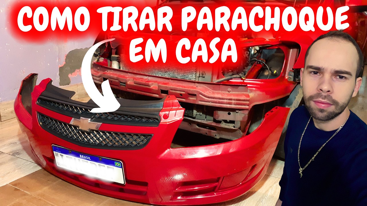 COMO TIRAR PARACHOQUE DIANTEIRO DO CELTA EM CASA PASSO A PASSO