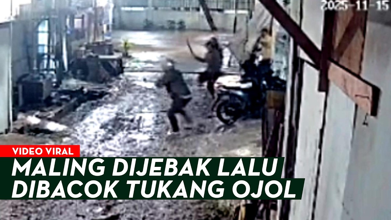 CURANMOR DIBACOK TUKANG OJOL‼️SATPAM JEBAK PERAMPOK‼️BEGINI CARA MENANGKAP PELAKU ☠️🔥😭