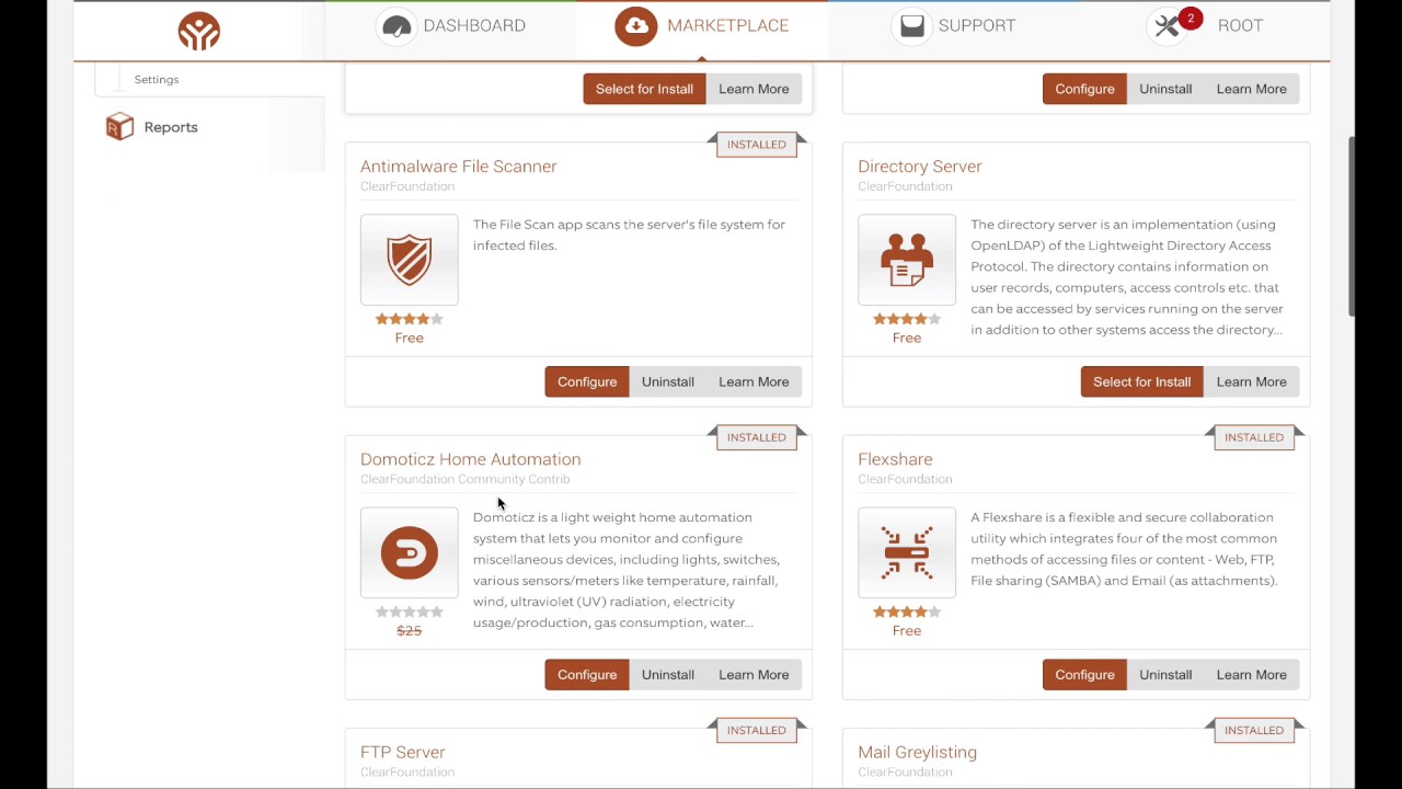 ClearOS Intro to Server Network Gateway Cloud applications