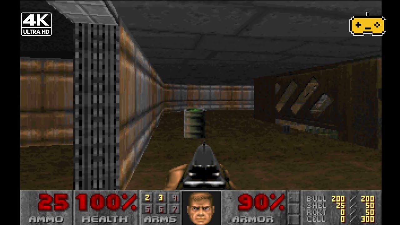 Doom (1993) Gameplay | 25 Minutes of Classic First-Person Shooter Action | 4k