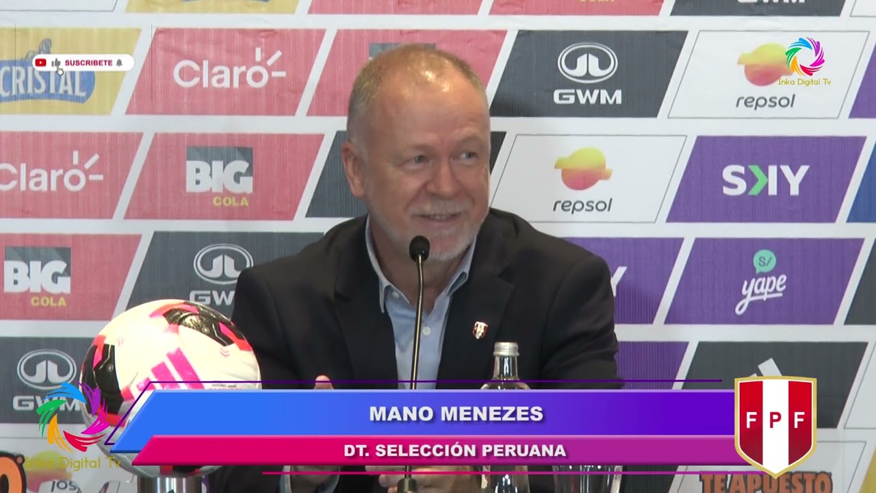 Conferencia de prensa de Mano Menezes. Primera convocatoria para los amistosos de Senegal y Honduras