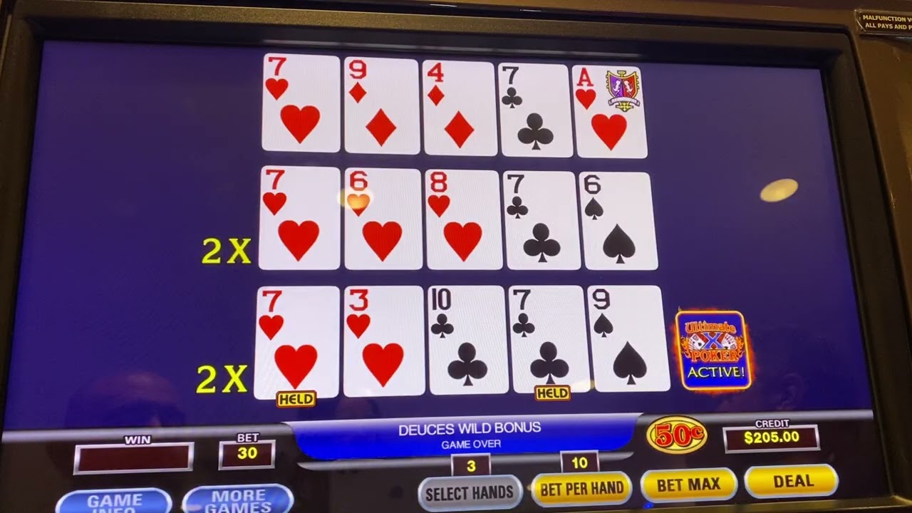 Ultimate X video poker