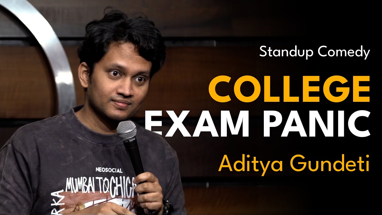 College Exam Panic | Standup Comedy by Aditya Gundeti