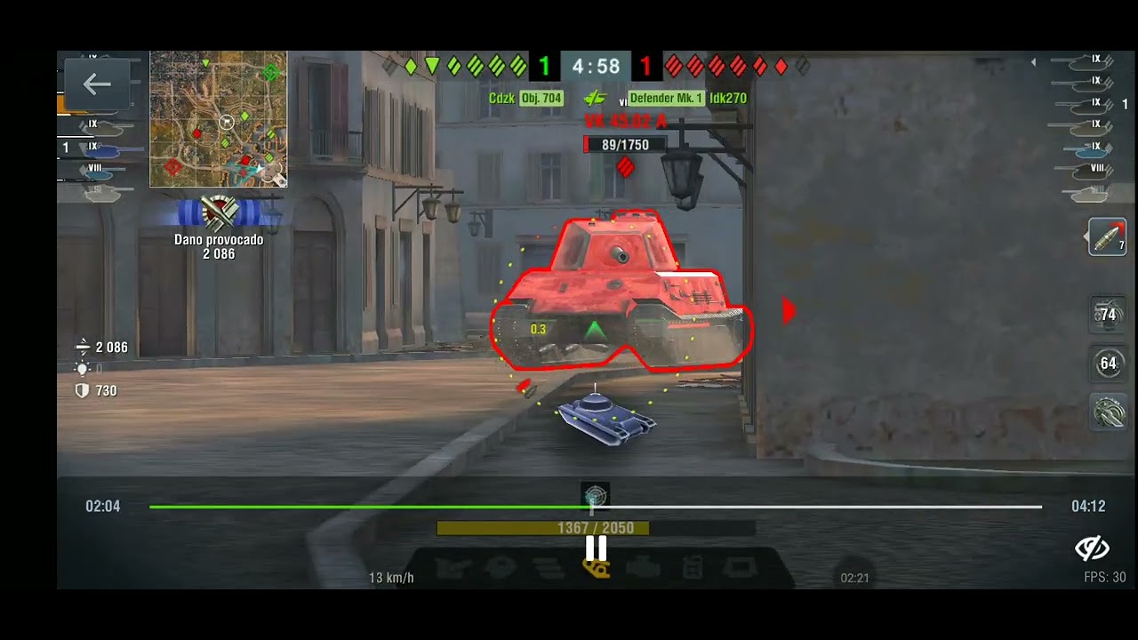 Obj 752 3k damage 3 kills 