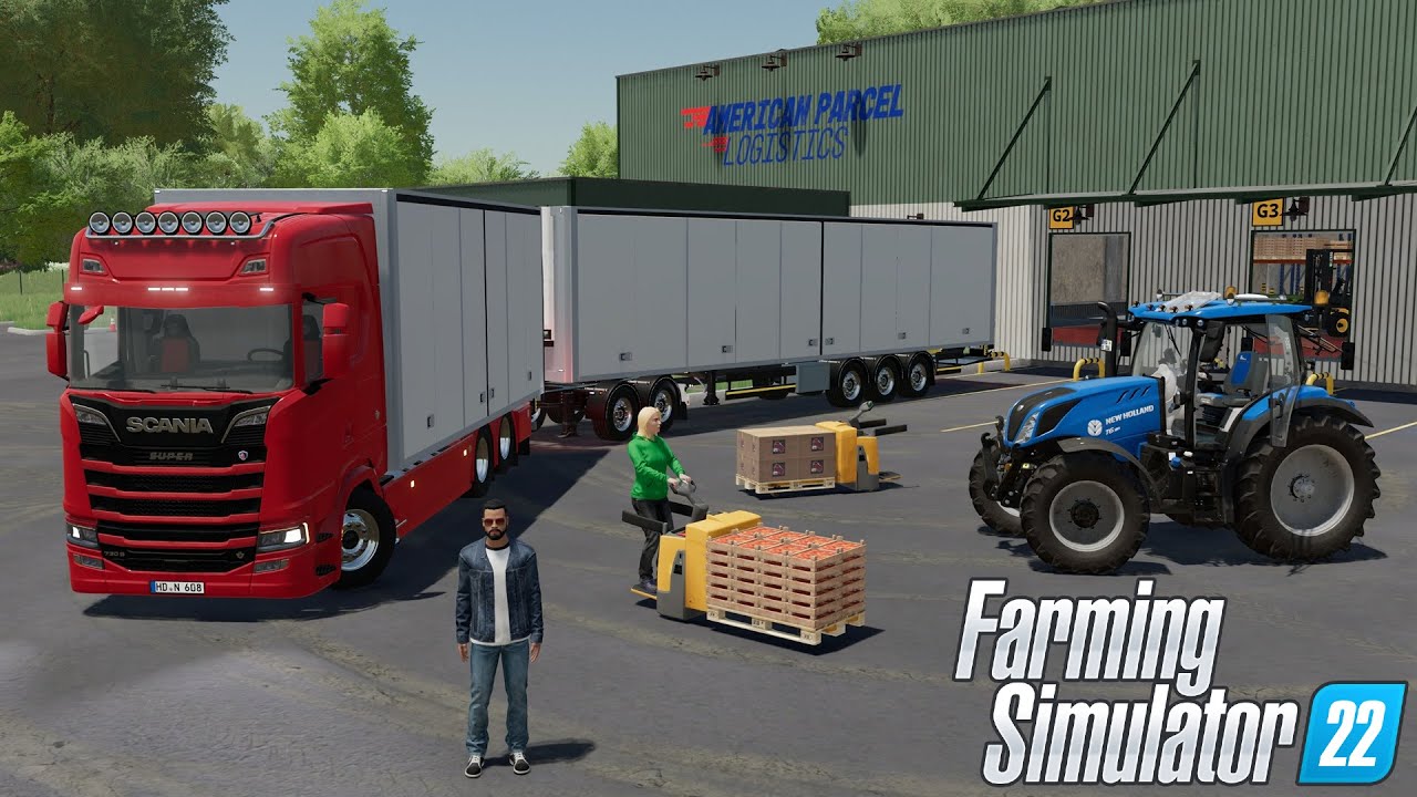 WE HEBBEN EEN DIKKE LZV EN PALLETS LADEN!? - Farming Simulator 22 {G29}