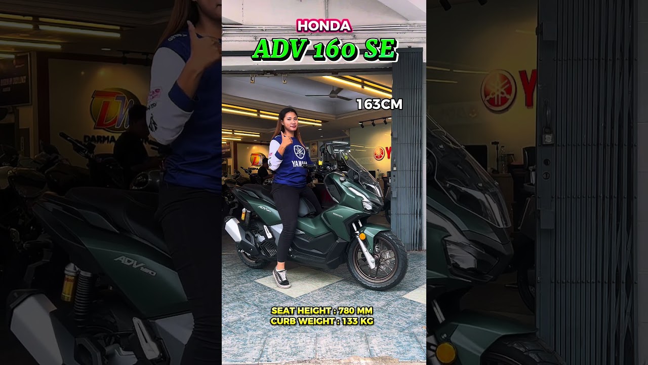 Honda Adv 160 Se seat height test 🔥 
