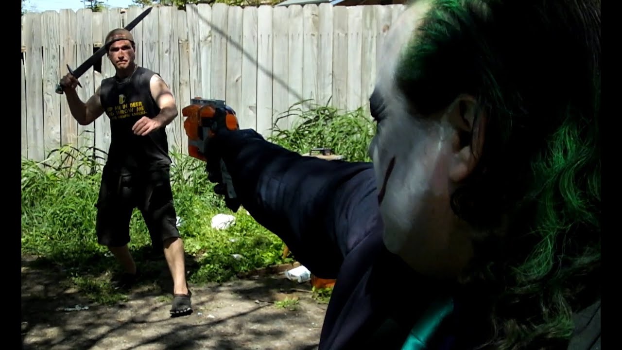 Thrand, Eldgrim, and therealnerfJoker Nerf Dart Viking Sword Challenge!