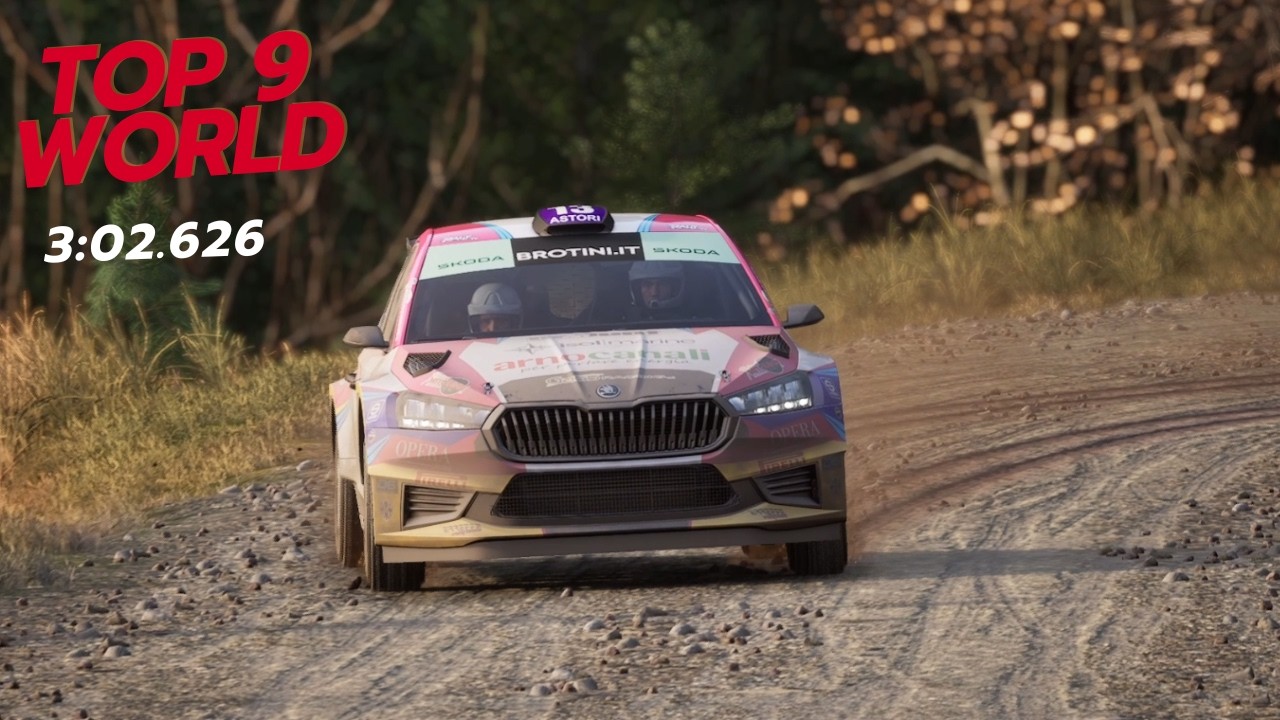SKODA FABIA RS | BANC GYWN  | TOP 9 WORLD |  Asseto Corsa Rally 0.3