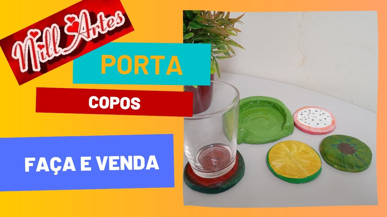 ✅ PORTA COPOS DE CIMENTO (FAÇA E VENDA)