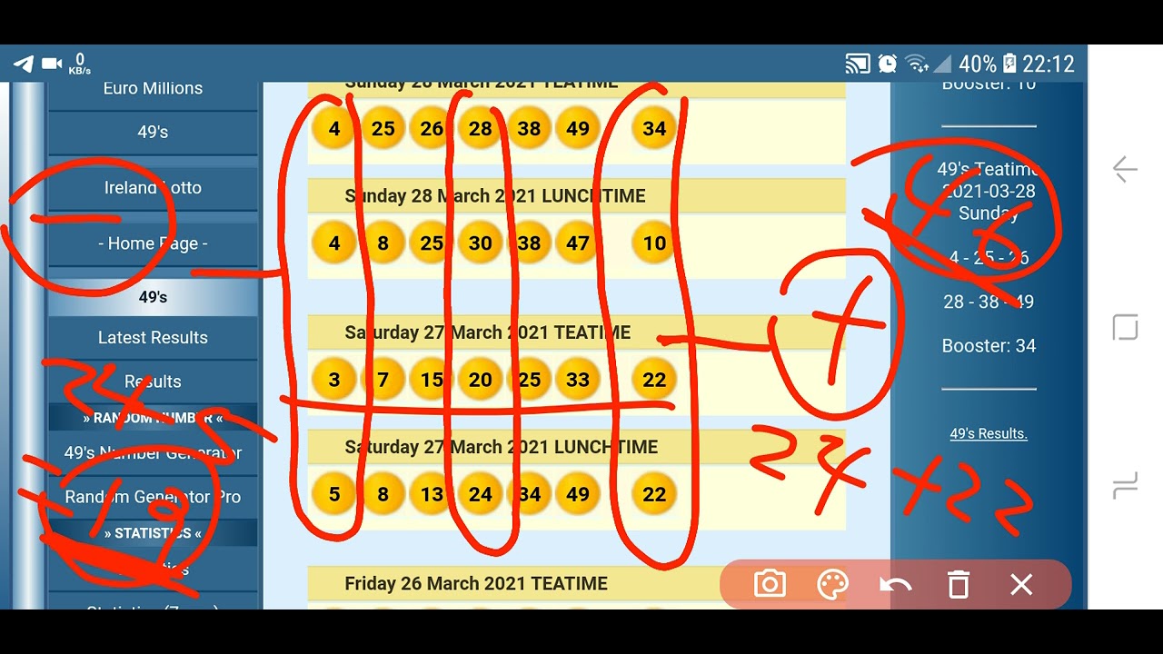 UK 49's Afternoon and evening chase predictions until 30th Mar (Sun,28 Mar)