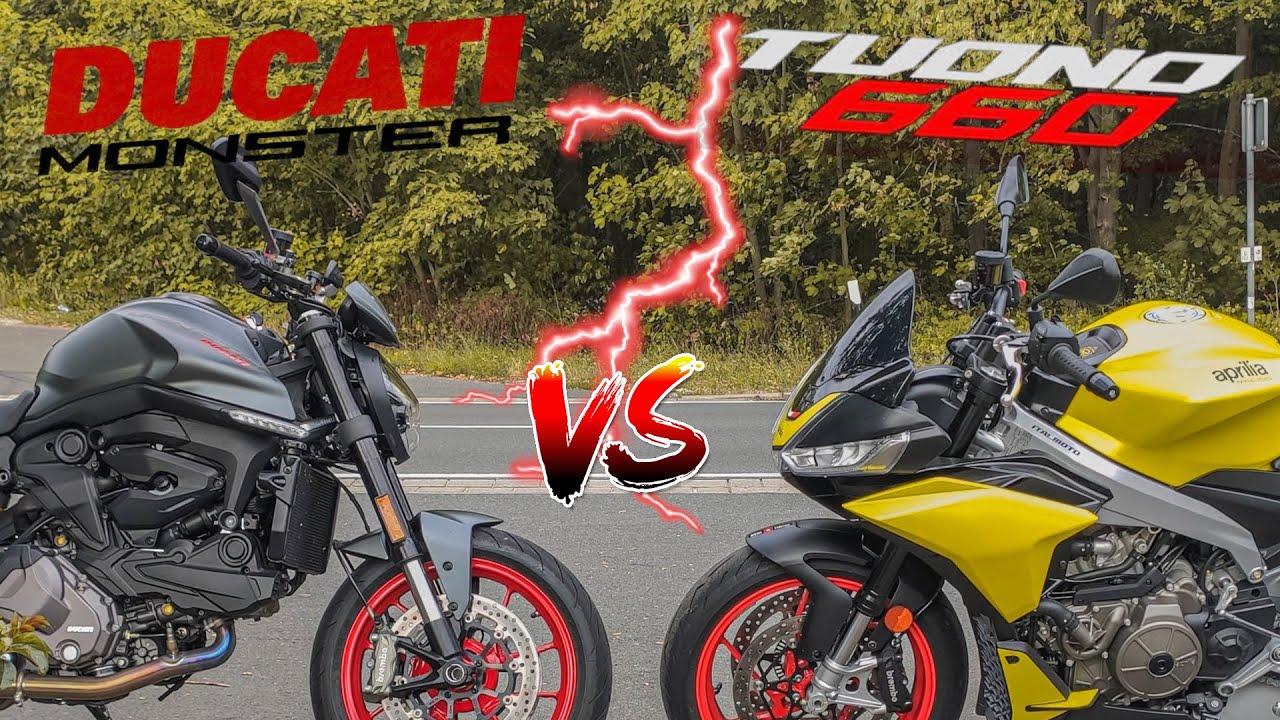 A2 BIKE TEST | Ducati Monster & Aprilia Tuono 660 | Joos