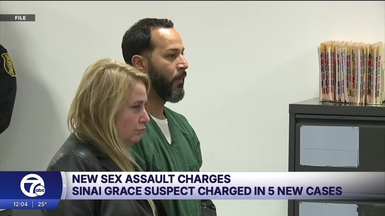 Former DMC Sinai Grace Hospital nurse facing charges in 5 new sexual assault cases