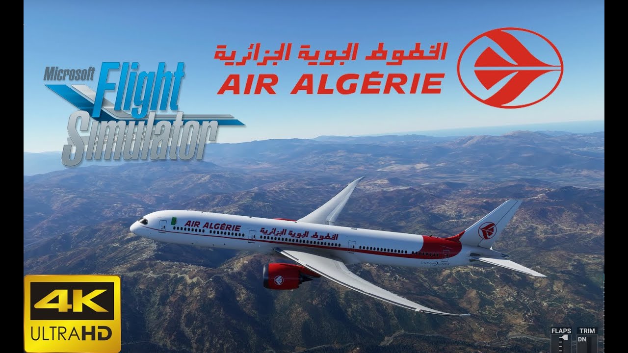 AIR ALGERIE  BOEING 787 - BEJAIA à ALGERالخطوط الجوية الجزائرية