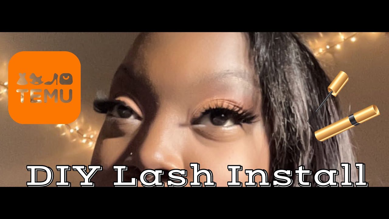 TEMU DIY Lash Install❗️