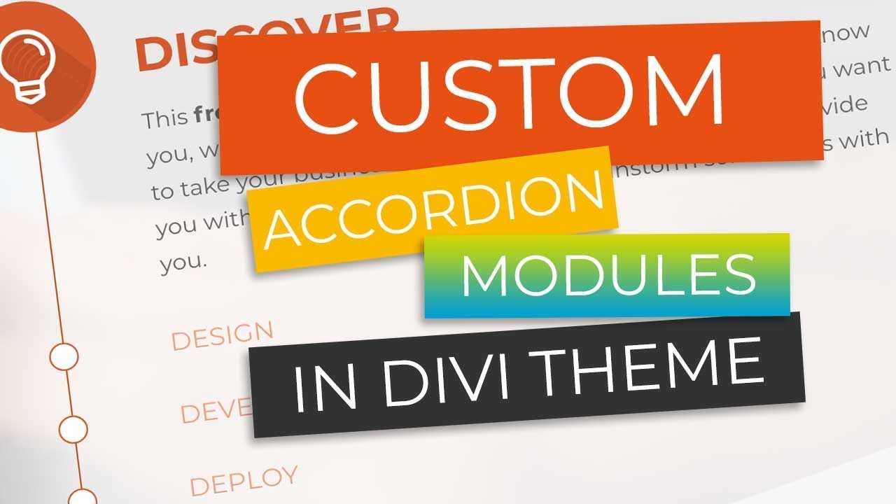 Make Amazing Custom Accordions in Divi Theme for Wordpress in under 5 Minutes!!