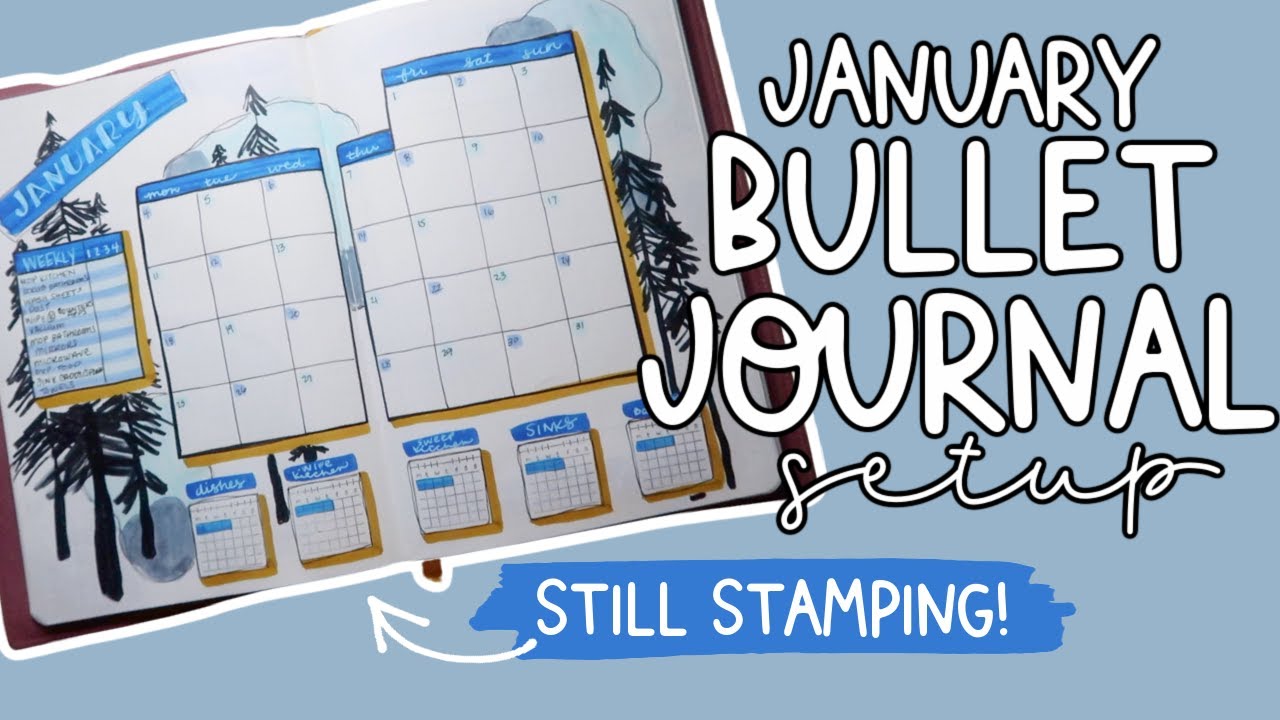 January Bullet Journal Setup | 2021