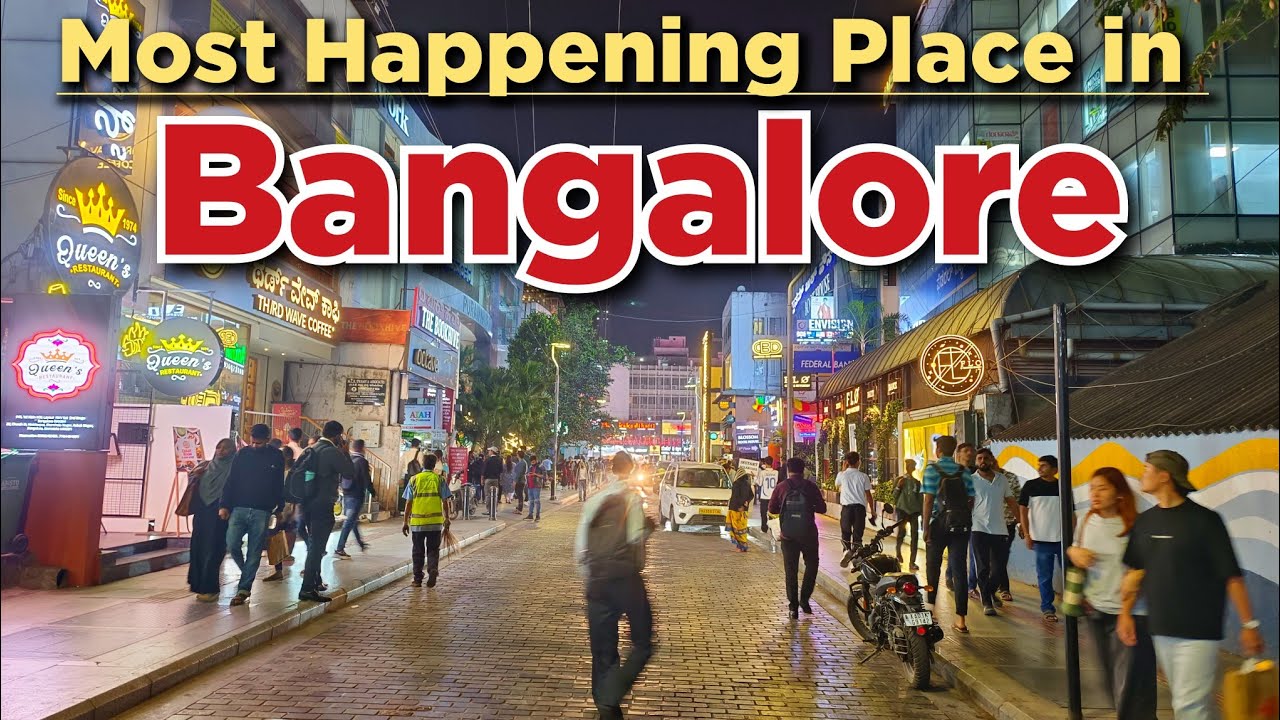  Best Place to visit in Bengaluru | Church Street MG Road Banglore | Bangalore City #bangalore 