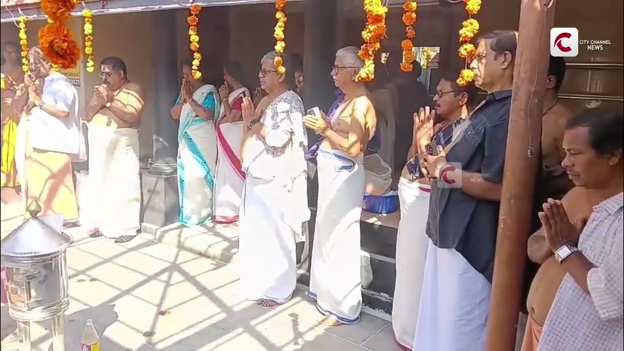 തോന്ന്യകാവ് ശ്രീ സുബ്രമണ്യ സ്വാമി ക്ഷേത്രത്തിൽ പുനരുദ്ധാരണത്തത്തിന്റെ ഭാഗമായുള്ള ഉത്തരം വെപ്പ് ചടങ്ങ