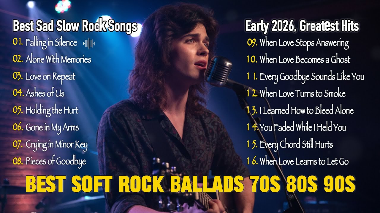 Alone With Memories 💔 | Most Beautiful Slow Rock Ballads 🎸 Classic 90s Love Rock Songs