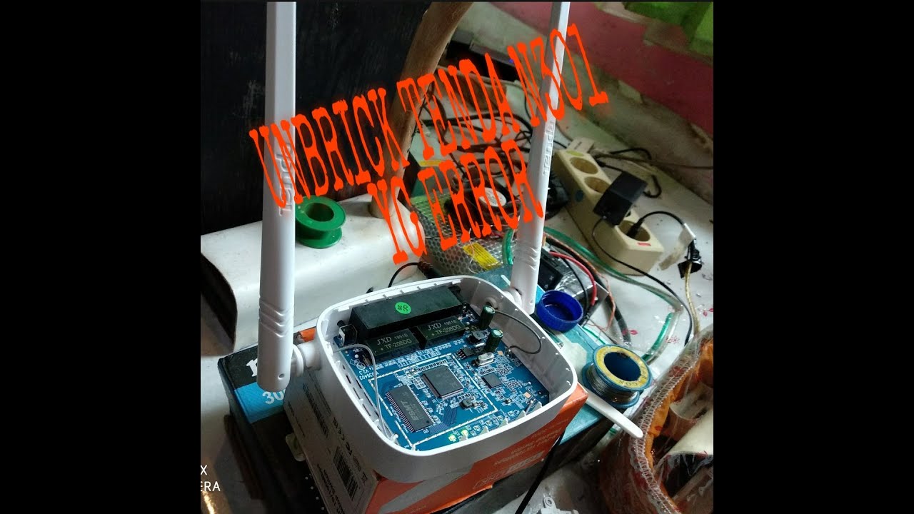 MENGEMBALIKAN atau FLASH FIRMWARE TENDA N301 YG ERROR ke original