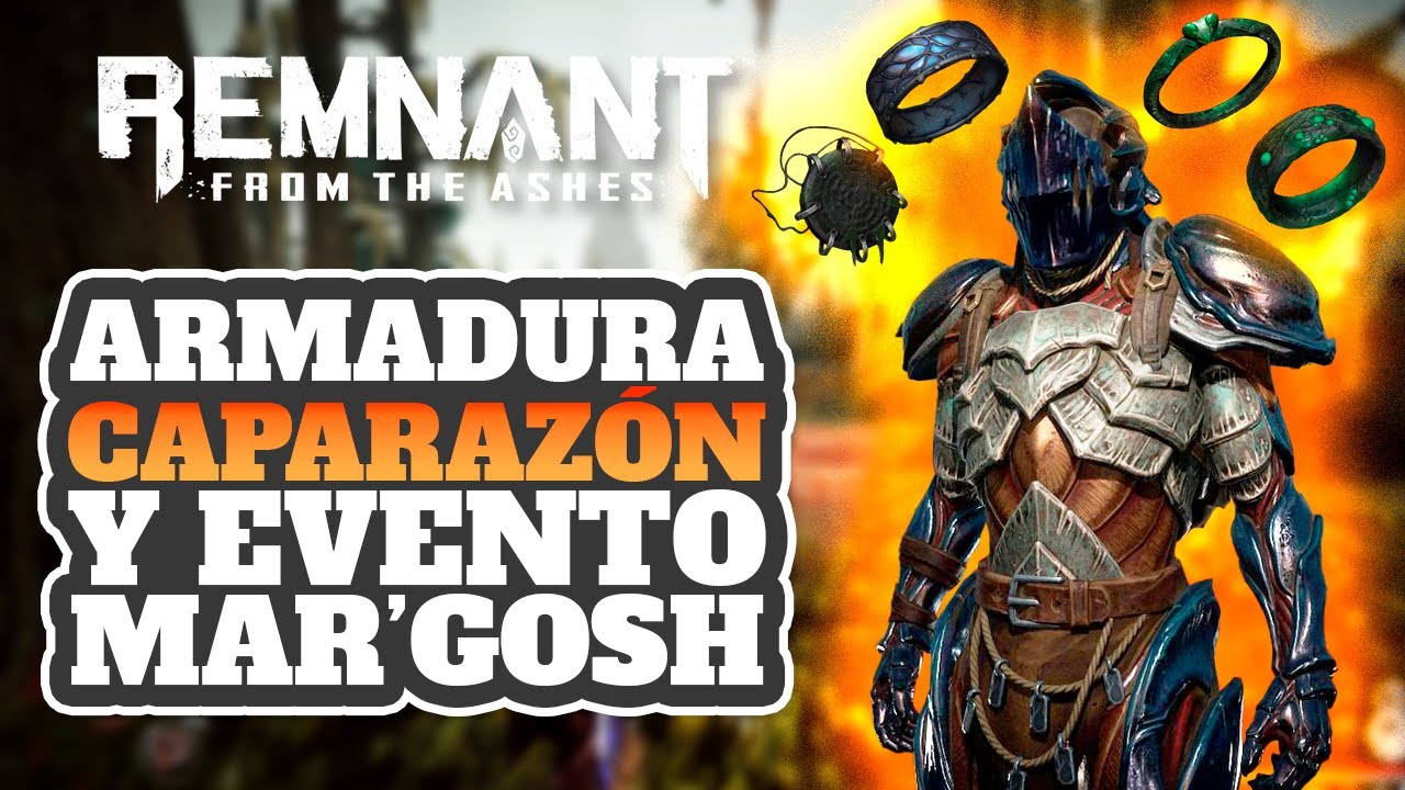 GUÍA REMNANT: FROM THE ASHES | Cómo obtener ARMADURA DE CAPARAZÓN + Evento Mar'Gosh | DycegarthGamin