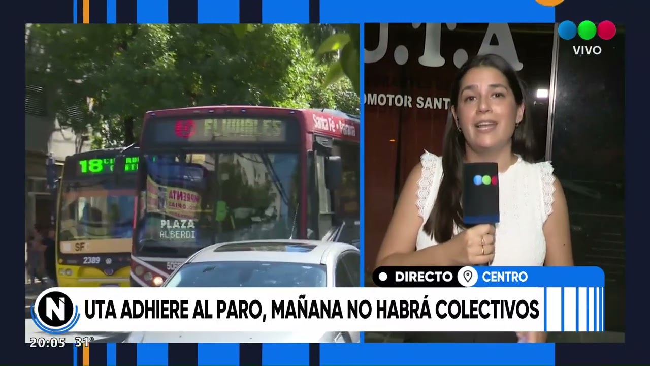 UTA Santa Fe adhiere al paro y no habrá colectivos este jueves