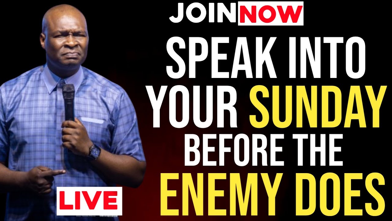 [Sunday 4th January,2026] SPEAK INTO YOUR SUNDAY BEFORE THE ENEMY DOES - Apostle Joshua Selman