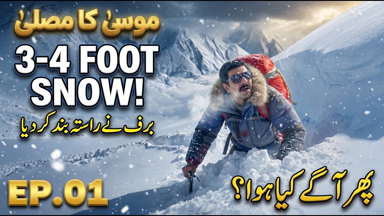 Ep.01 Winter Survival Trek | Musa Ka Musalla 4000m Peak | Heavy Snow Camping Vlog | Snowfall 2025