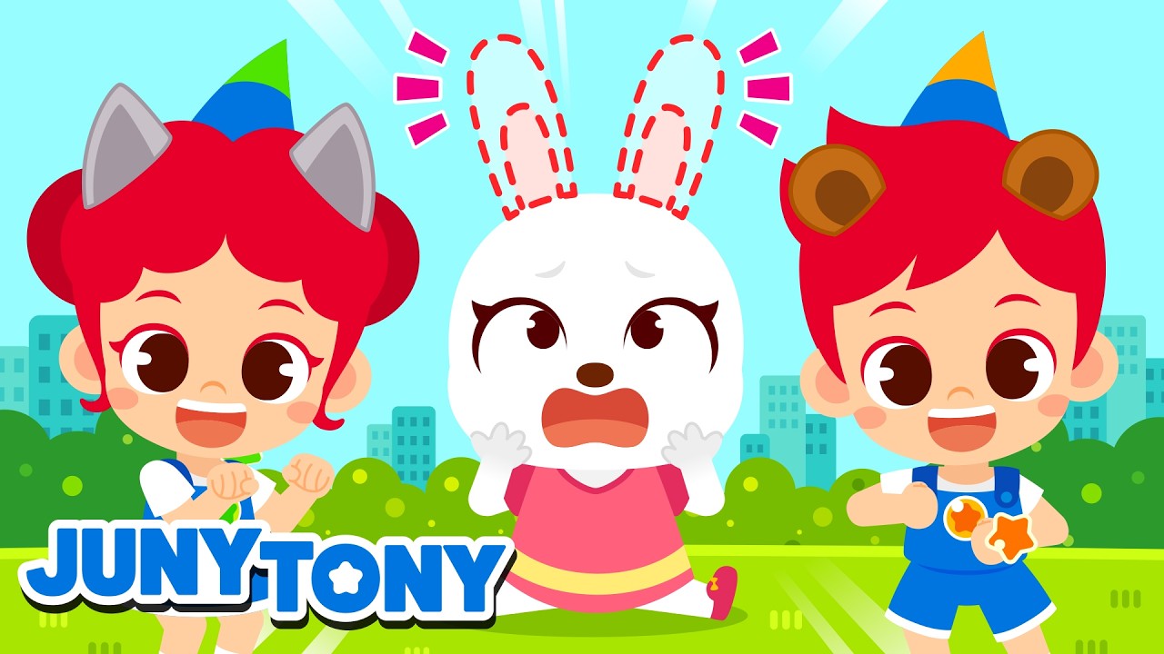 Telinga Kelinci Hilang! 🐰｜Belajar Warna untuk Anak｜Ayo Cari Telinga Hewan｜JunyTony Bahasa Indonesia