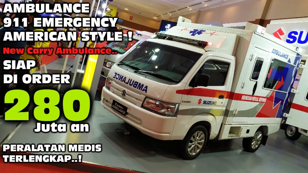 [IMR] Suzuki New Carry Ambulance - Harga OTR All Varian dan Peralatan Medis nya Selengkap apa ya?
