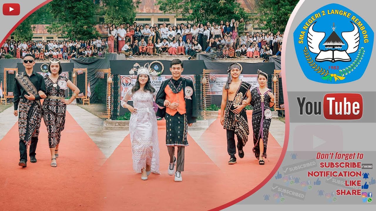 LOMBA FASHION SHOW TINGKAT SMA NEGERI 2 LANGKE REMBONG, KAB. MANGGARAI-NTT