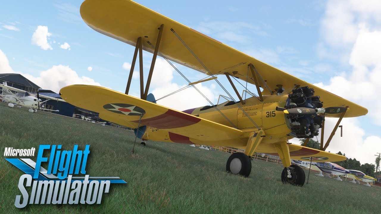 Golden Age Simulations - Boeing Stearman - First Look Preview! - MSFS.