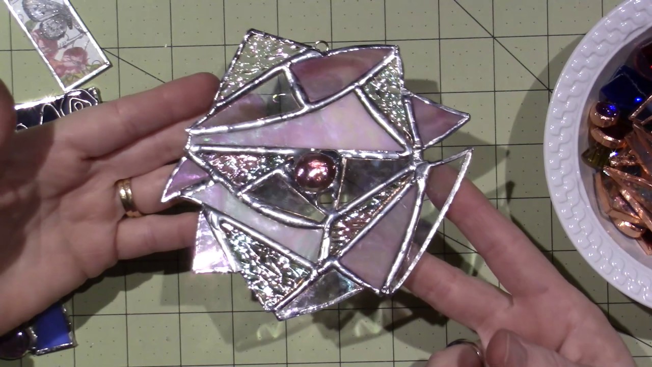 Soldered jewelry and stained glass share