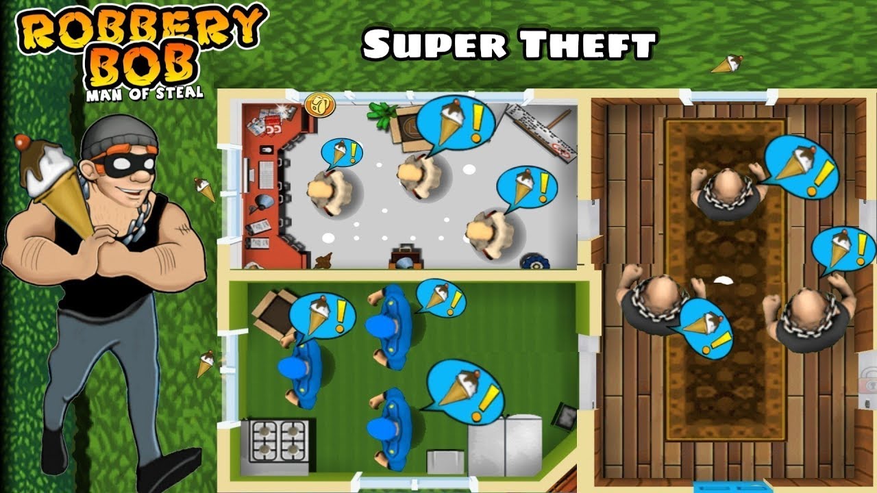 Robbery Bob : Use Biffen Costume - Rotten Donut - Wind-up Toy - Challenge Part 24