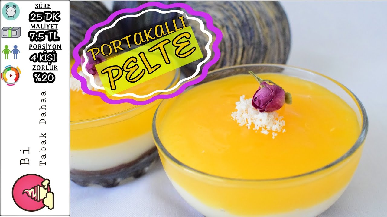 Kolay ve Lezzetli: 3 Katlı Portakallı Pelte