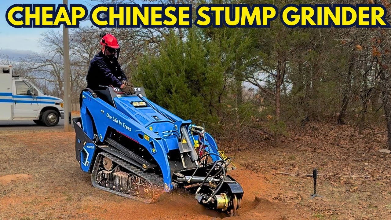 Is a Cheap Chinese Mini Skid Steer Stump Grinder Worth Buying?