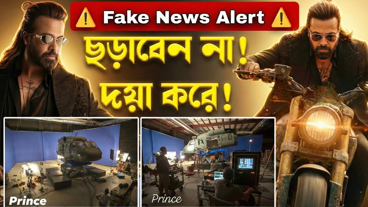 SHAKIB KHAN Prince প্রিন্স শুটিং নিয়ে ফেক জিনিসপত্র থেকে সাবধান !! প্রিন্স বিশাল কিছু হবে!
