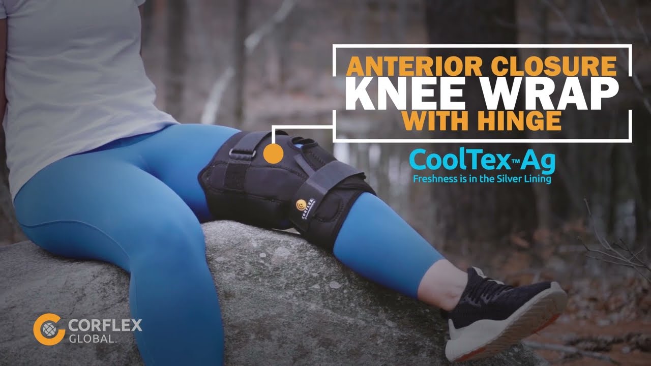 CoolTex Ag 13&Prime; Knee Wrap with Hinge