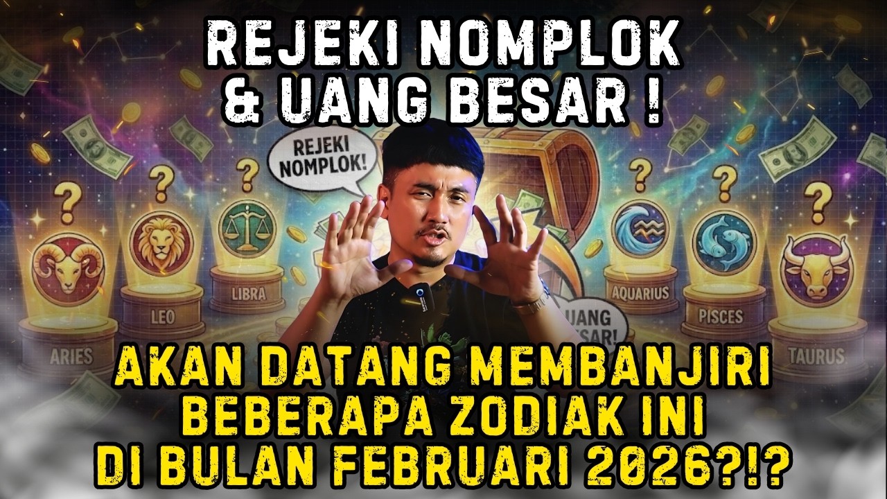 ZODIAK YANG AKAN KEBANJIRAN REJEKI NOMPLOK & UANG BESAR DI FEBRUARI 2026, KALIAN SALAH SATUNYA ?!?