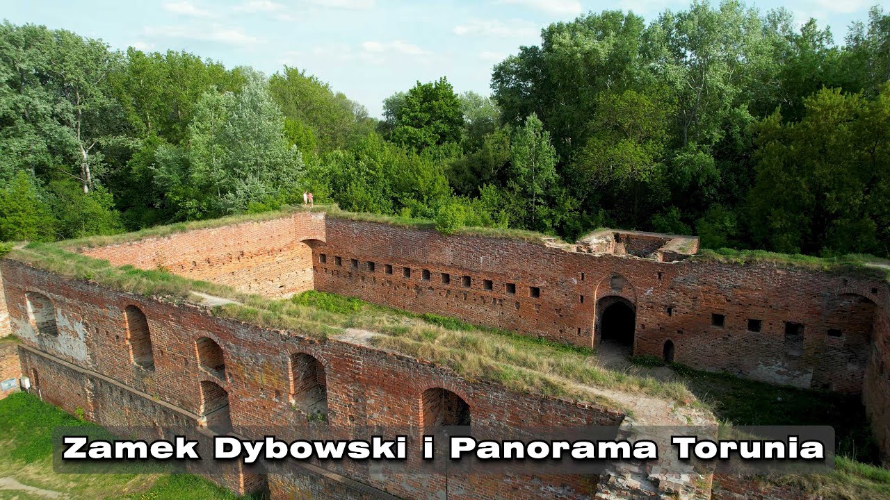 Zamek Dybowski i Panorama Torunia