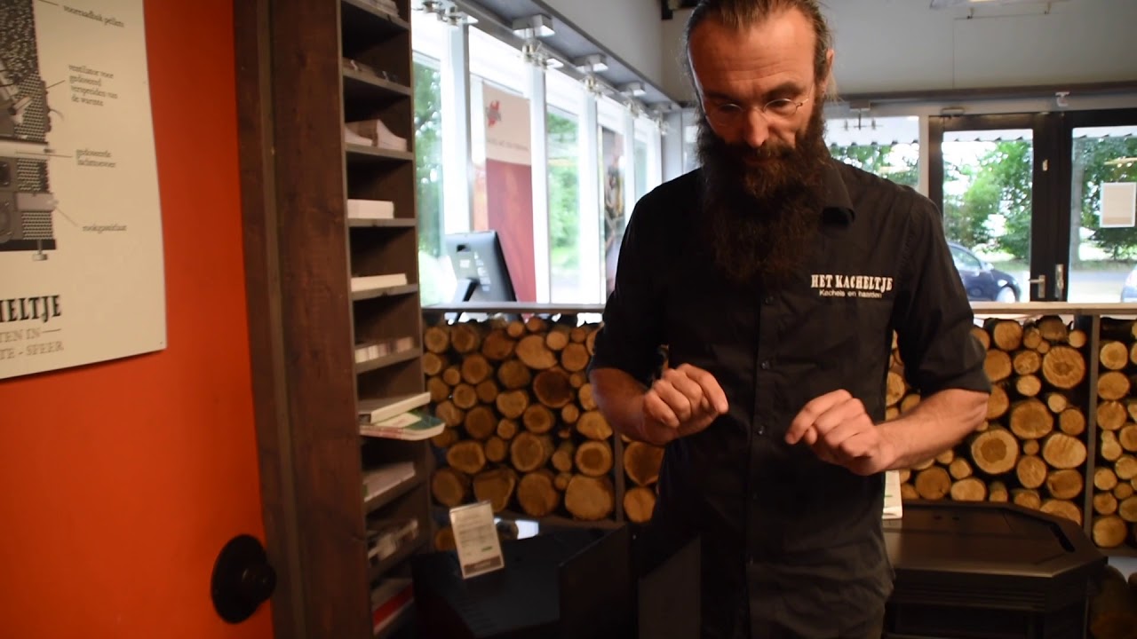 Toevoer van een pelletkachel