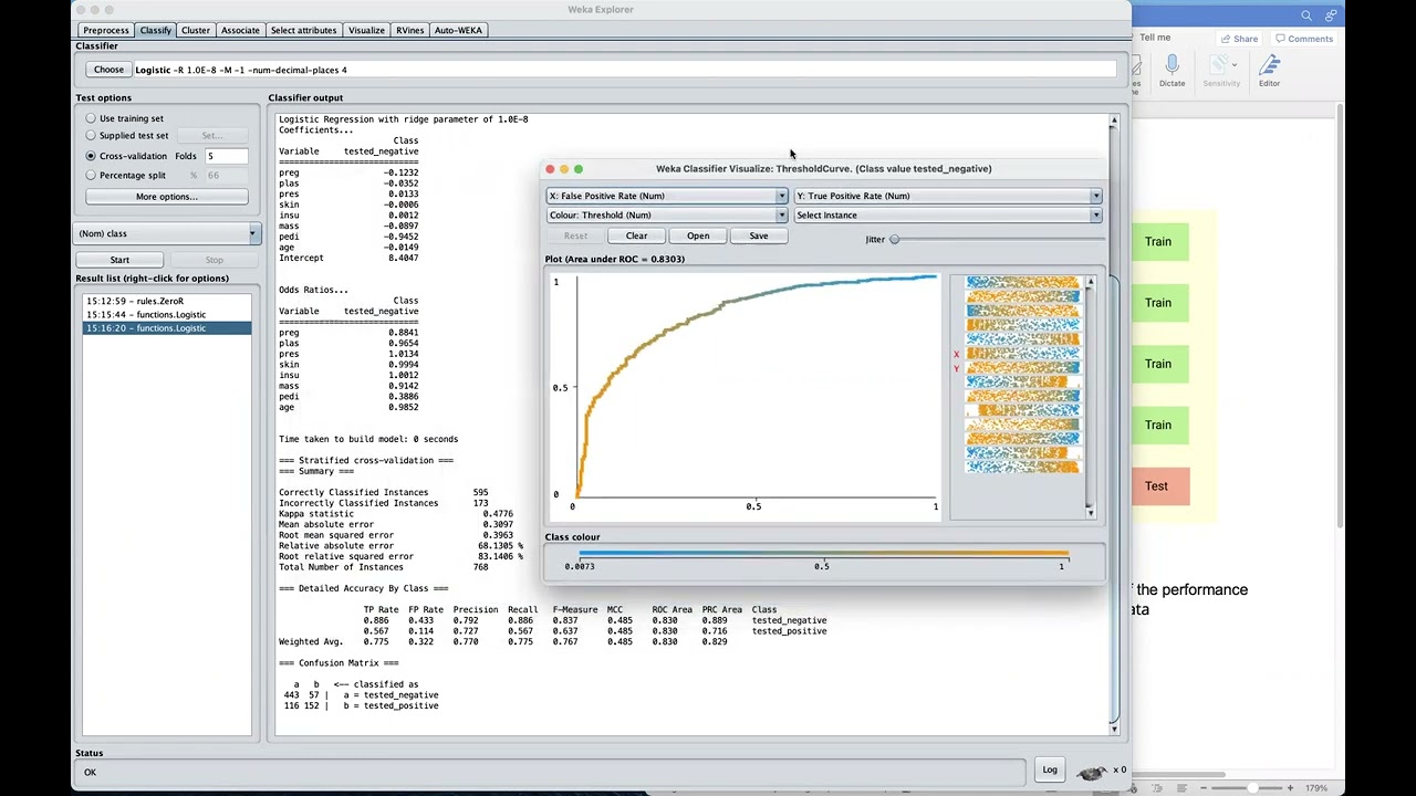 How to Run Logistic Regression in WEKA