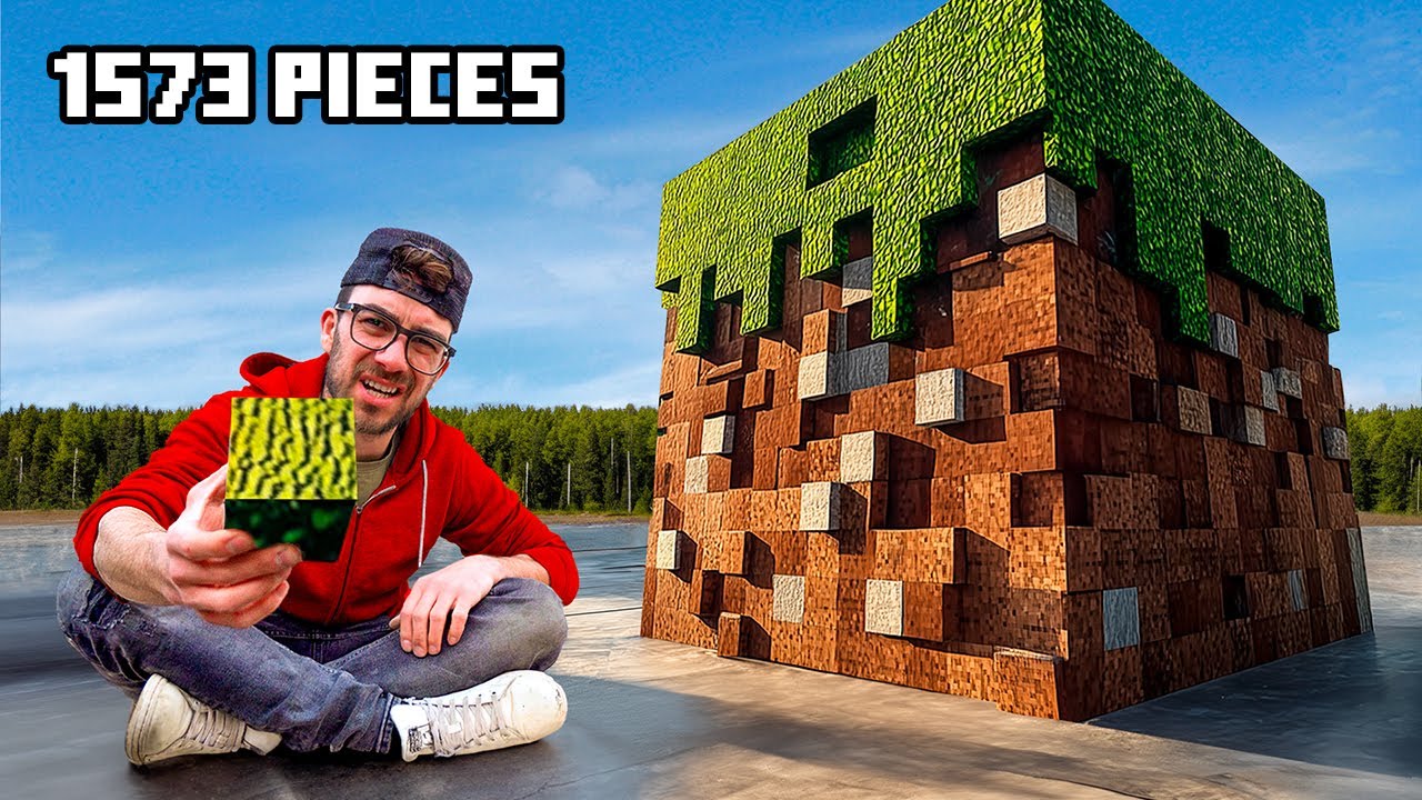 Я ПОСТРОИЛ КУБ ИЗ MINECRAFT В РЕАЛЬНОЙ ЖИЗНИ